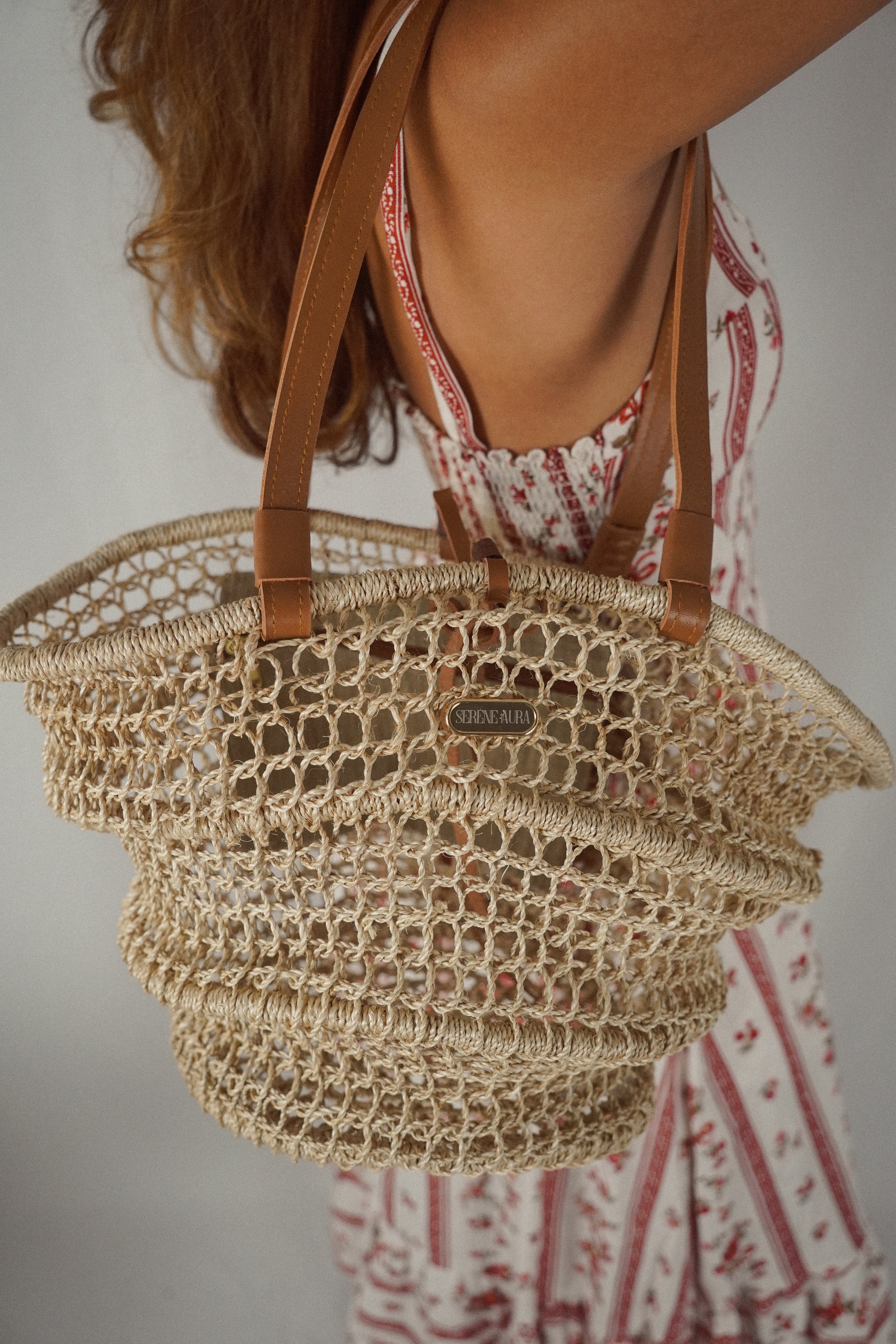 Ruffle Market Bag