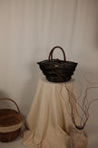Dark Abaca Market Tote