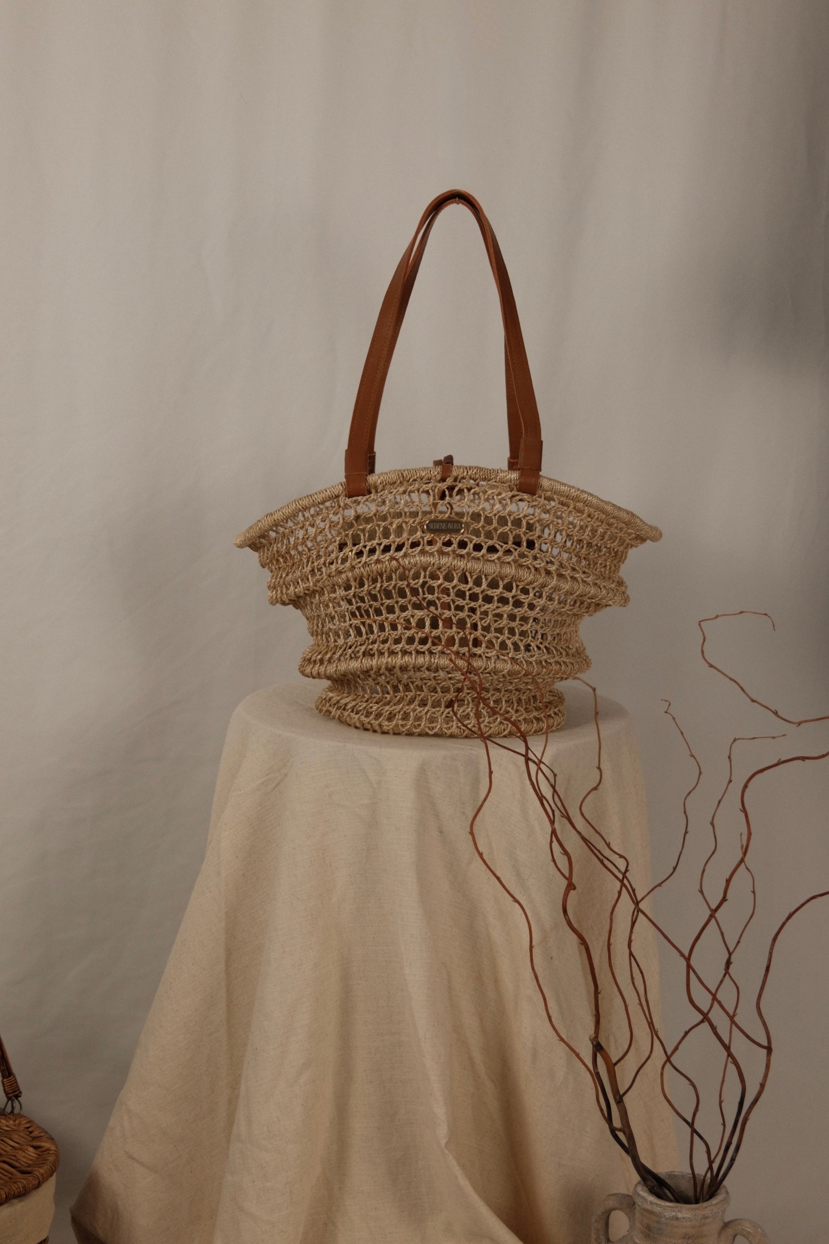 Ruffle Market Bag
