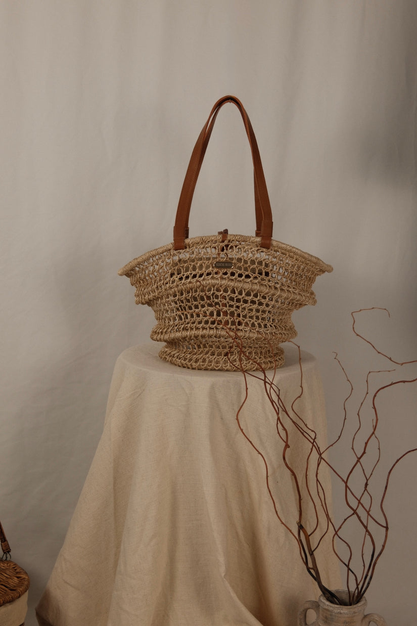 Ruffle Market Bag