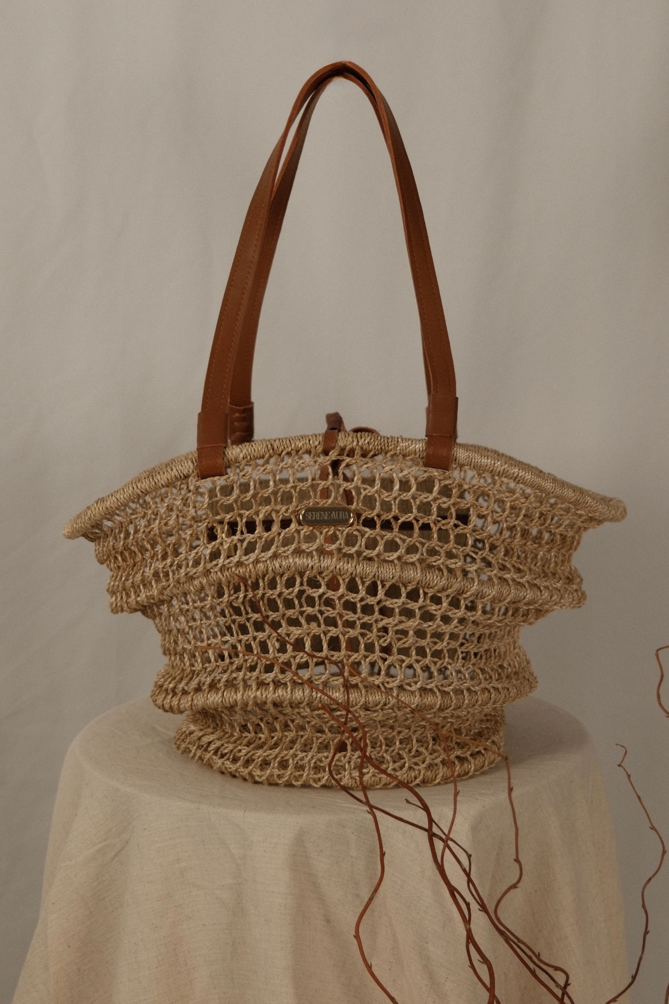 Ruffle Market Bag