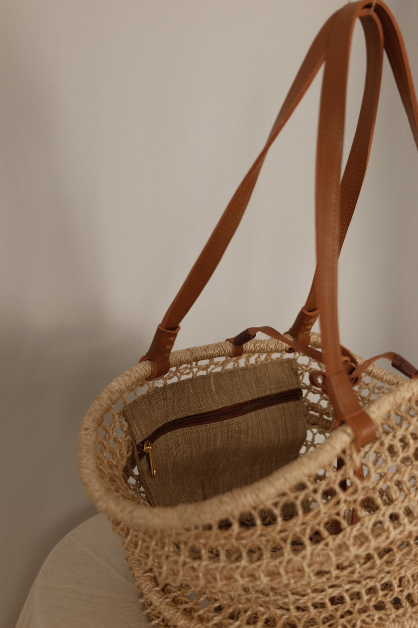 Ruffle Market Bag
