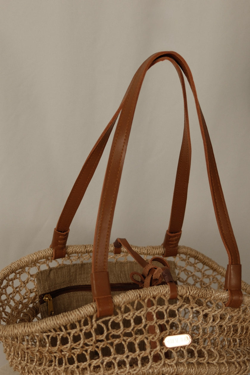 Ruffle Market Bag