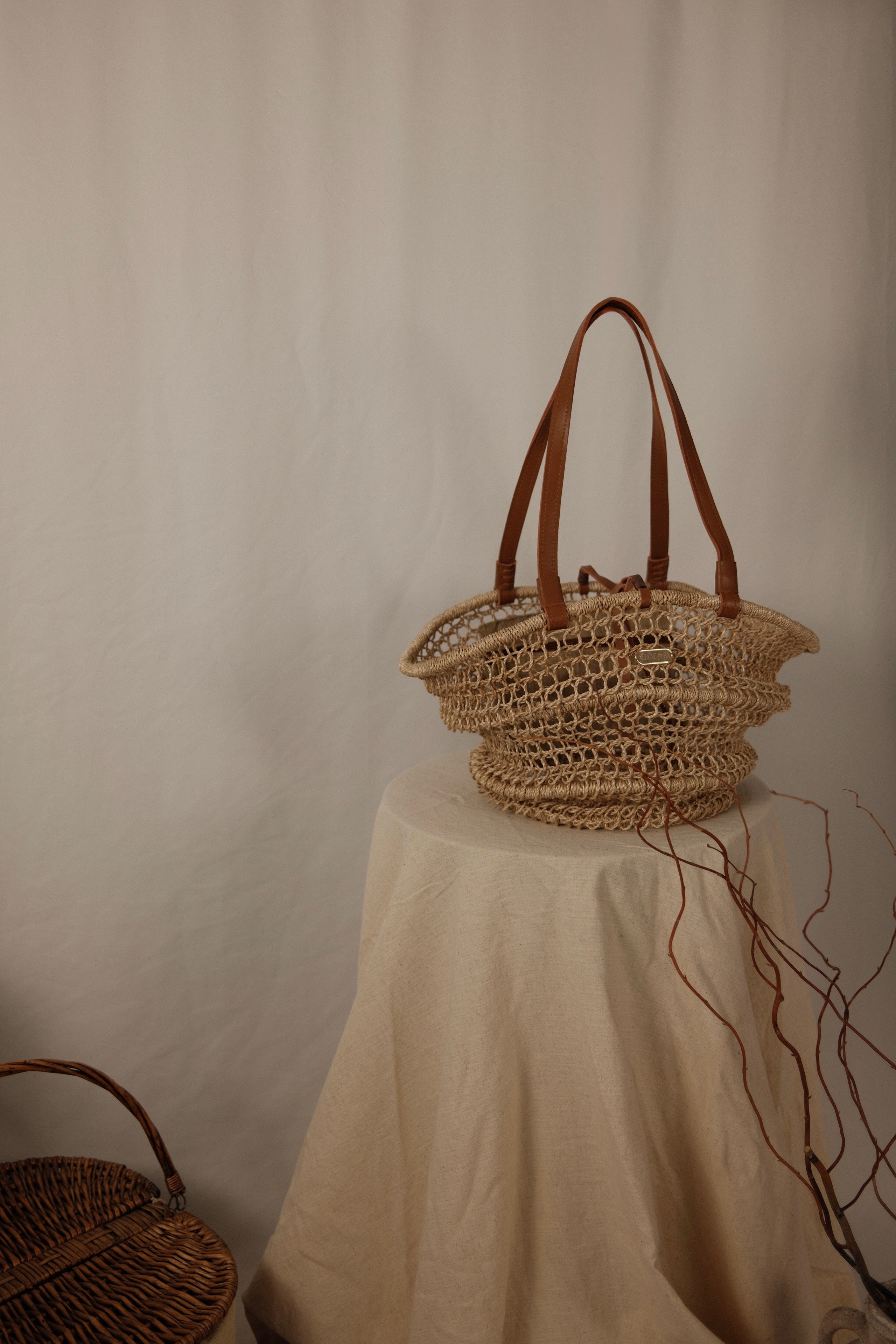 Ruffle Market Bag